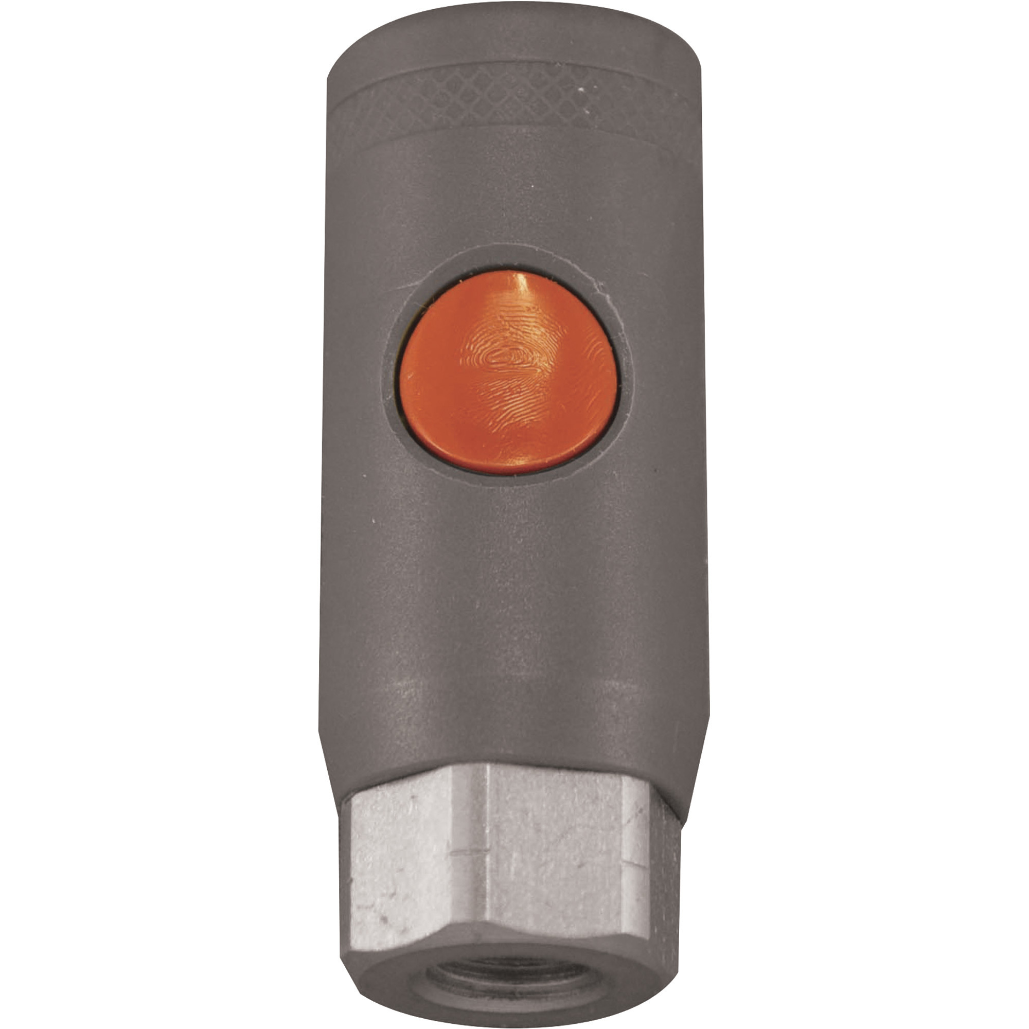 Milton M-Style Safety Coupler, Push Button, 1/4in. FNPT M-Style, Model# S99705